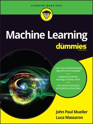 cover image of Machine Learning For Dummies